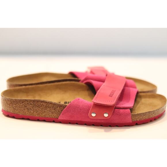 Birkenstock Shoes - Birkenstock Oita Suede Leather Sandals Sz 42